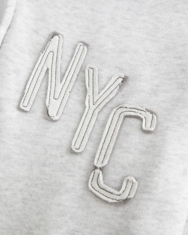 Bluza z kapturem i zamkiem błyskawicznym NYC Graphic Bluza z kapturem i zamkiem błyskawicznym NYC Graphic