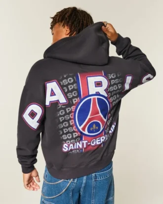 Bluza z kapturem i zamkiem błyskawicznym Paris Saint-Germain F.C. Graphic Bluza z kapturem i zamkiem błyskawicznym Paris Saint-Germain F.C. Graphic