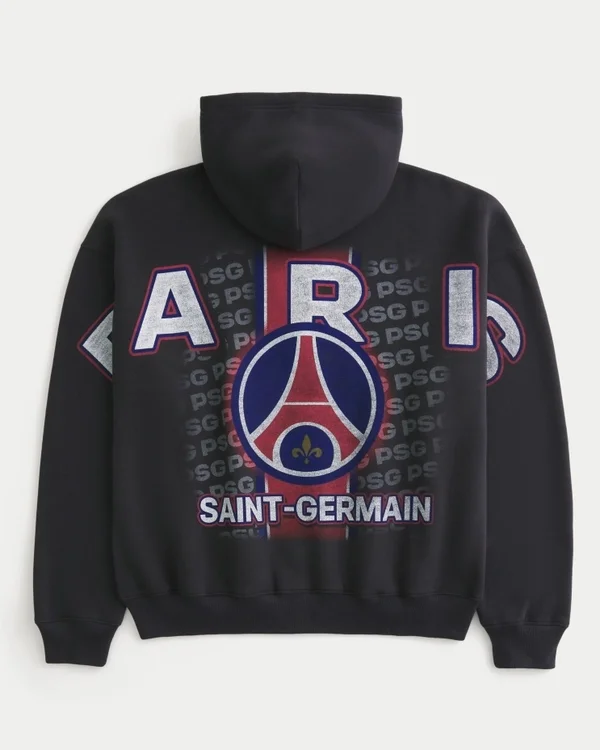 Bluza z kapturem i zamkiem błyskawicznym Paris Saint-Germain F.C. Graphic Bluza z kapturem i zamkiem błyskawicznym Paris Saint-Germain F.C. Graphic