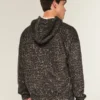 Bluza z kapturem i zamkiem błyskawicznym w panterkę Bluza z kapturem i zamkiem błyskawicznym w panterkę