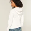 Bluza z kapturem i zamkiem błyskawicznym z logo Bluza z kapturem i zamkiem błyskawicznym z logo