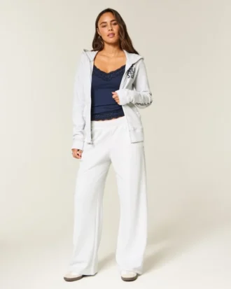Bluza z kapturem i zamkiem błyskawicznym z logo Bluza z kapturem i zamkiem błyskawicznym z logo