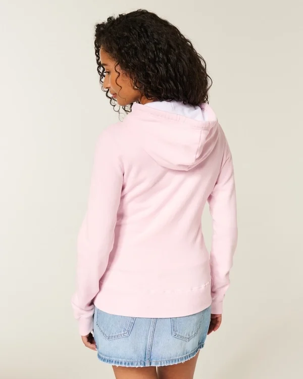 Bluza z kapturem i zamkiem błyskawicznym z logo Chenille Bluza z kapturem i zamkiem błyskawicznym z logo Chenille