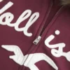 Bluza z kapturem i zamkiem błyskawicznym z logo i wykończeniem ze sztucznego futra Bluza z kapturem i zamkiem błyskawicznym z logo i wykończeniem ze sztucznego futra
