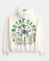 Bluza z kapturem i zamkiem błyskawicznym z nadrukiem Fighting Irish Uniwersytetu Notre Dame Bluza z kapturem i zamkiem błyskawicznym z nadrukiem Fighting Irish Uniwersytetu Notre Dame