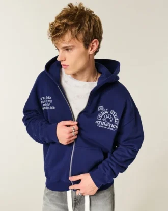 bluza z kapturem i zamkiem byskawicznym z nadrukiem penn state university nittany lions 1 330x413 - Bluza z kapturem i zamkiem błyskawicznym z nadrukiem Penn State University Nittany Lions