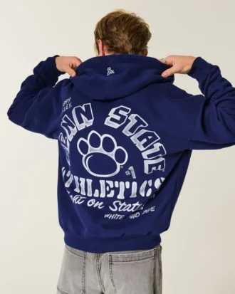 bluza z kapturem i zamkiem byskawicznym z nadrukiem penn state university nittany lions 2 330x413 - Bluza z kapturem i zamkiem błyskawicznym z nadrukiem Penn State University Nittany Lions