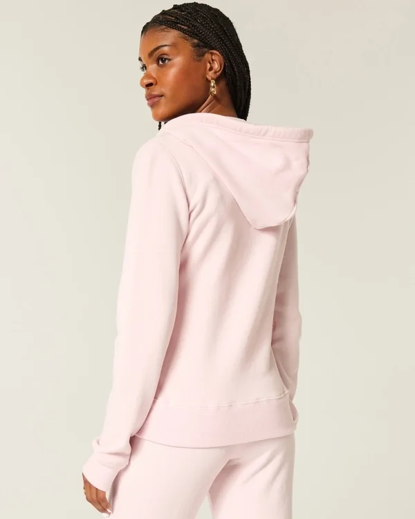 Bluza z kapturem i zamkiem błyskawicznym z nadrukiem Slim Athletic Dept Bluza z kapturem i zamkiem błyskawicznym z nadrukiem Slim Athletic Dept