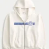 Bluza z kapturem i zamkiem błyskawicznym z nadrukiem Volkswagen Racing Bluza z kapturem i zamkiem błyskawicznym z nadrukiem Volkswagen Racing