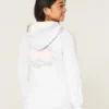 Bluza z kapturem i zamkiem błyskawicznym, z podszewką w kratkę i nadrukiem logo Bluza z kapturem i zamkiem błyskawicznym, z podszewką w kratkę i nadrukiem logo