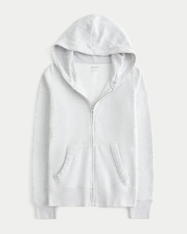 Bluza z kapturem i zamkiem błyskawicznym z wykończeniem ze sztucznego futra Bluza z kapturem i zamkiem błyskawicznym z wykończeniem ze sztucznego futra