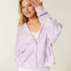 Bluza z kapturem w kamuflażu z łatwym zamkiem błyskawicznym Bluza z kapturem w kamuflażu z łatwym zamkiem błyskawicznym