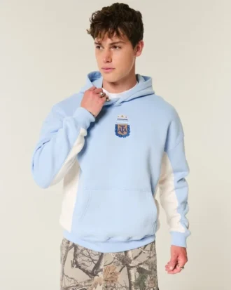 Bluza z kapturem z grafiką Argentyńskiego Związku Piłki Nożnej