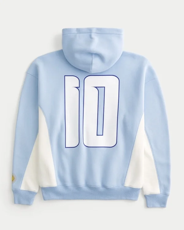 Bluza z kapturem z grafiką Argentyńskiego Związku Piłki Nożnej Bluza z kapturem z grafiką Argentyńskiego Związku Piłki Nożnej