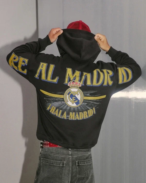 Bluza z kapturem z grafiką Real Madrid CF Bluza z kapturem z grafiką Real Madrid CF