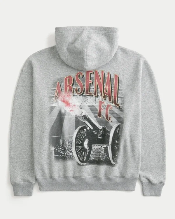 Bluza z kapturem z nadrukiem Arsenal FC Bluza z kapturem z nadrukiem Arsenal FC