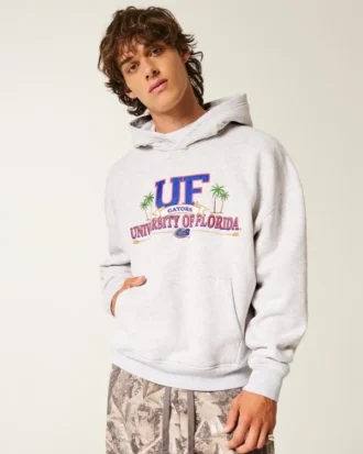 Bluza z kapturem z nadrukiem Boxy University of Florida Gators Bluza z kapturem z nadrukiem Boxy University of Florida Gators