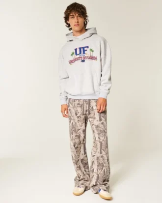 Bluza z kapturem z nadrukiem Boxy University of Florida Gators Bluza z kapturem z nadrukiem Boxy University of Florida Gators