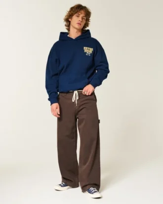 Bluza z kapturem z nadrukiem Boxy University of Notre Dame Fighting Irish Bluza z kapturem z nadrukiem Boxy University of Notre Dame Fighting Irish