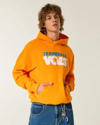 Bluza z kapturem z nadrukiem Boxy University of Tennessee Volunteers Bluza z kapturem z nadrukiem Boxy University of Tennessee Volunteers