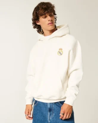 Bluza z kapturem z nadrukiem Real Madrid CF Bluza z kapturem z nadrukiem Real Madrid CF