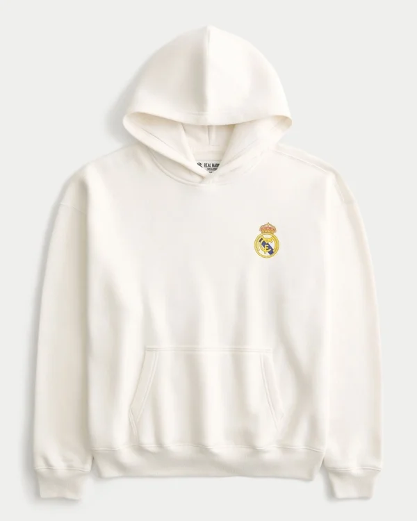 Bluza z kapturem z nadrukiem Real Madrid CF Bluza z kapturem z nadrukiem Real Madrid CF