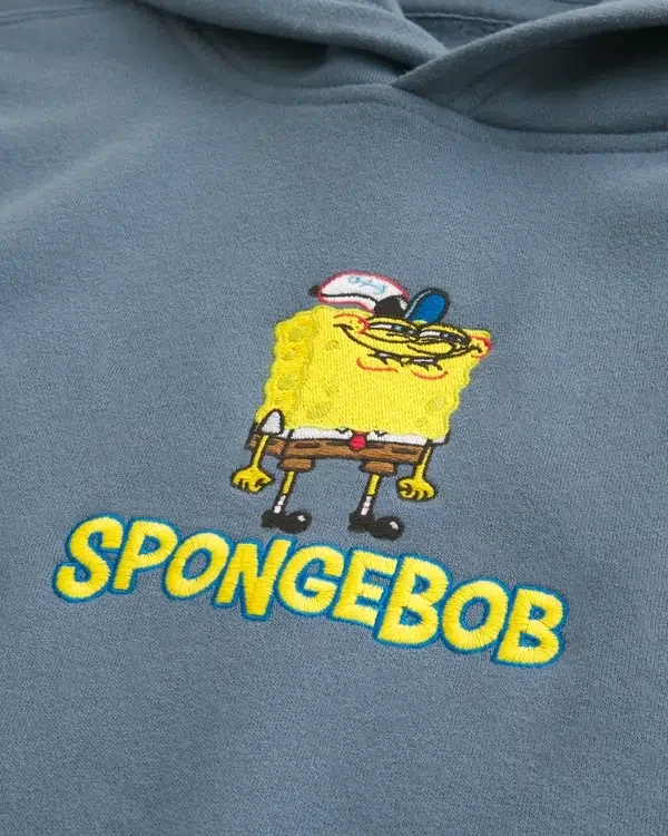 Bluza z kapturem z nadrukiem SpongeBob SquarePants Bluza z kapturem z nadrukiem SpongeBob SquarePants