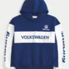 Bluza z kapturem z nadrukiem Volkswagen Racing
