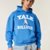 Bluza z kapturem z nadrukiem Yale Bulldogs Bluza z kapturem z nadrukiem Yale Bulldogs