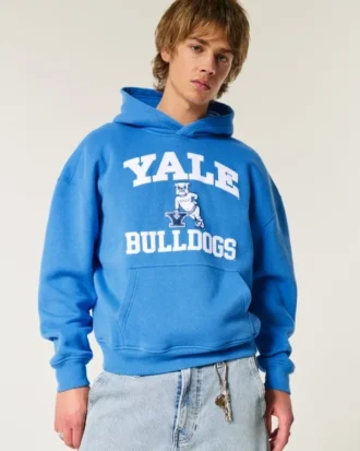 Bluza z kapturem z nadrukiem Yale Bulldogs