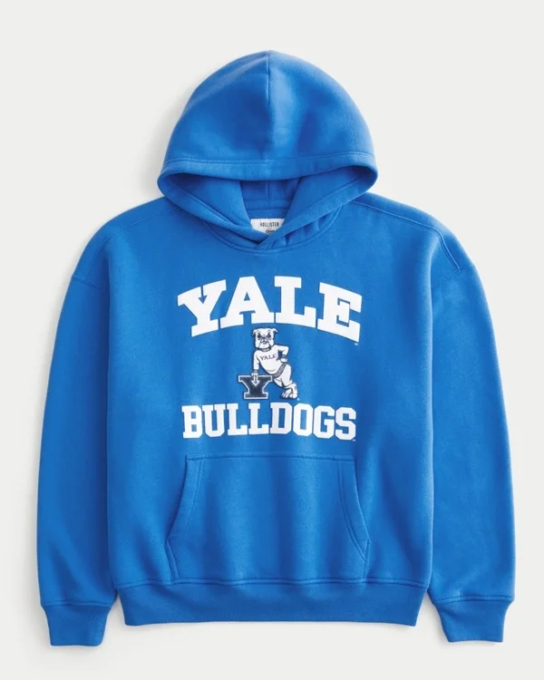 Bluza z kapturem z nadrukiem Yale Bulldogs Bluza z kapturem z nadrukiem Yale Bulldogs