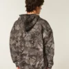 Bluza z kapturem z podszewką termiczną w kamuflażu Bluza z kapturem z podszewką termiczną w kamuflażu