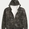 Bluza z kapturem z podszewką termiczną w kamuflażu Bluza z kapturem z podszewką termiczną w kamuflażu