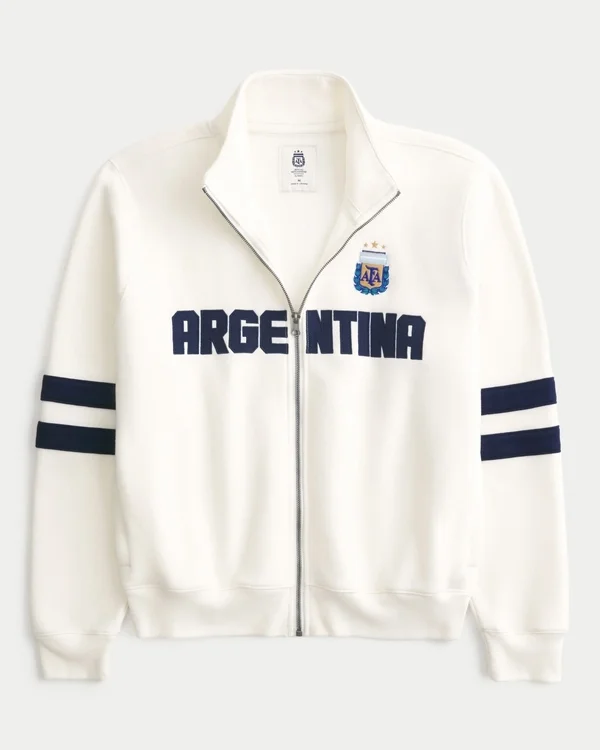 Bluza z nadrukiem Argentyny z półsuwakiem Bluza z nadrukiem Argentyny z półsuwakiem