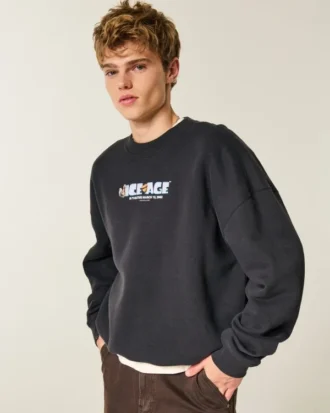 Bluza z nadrukiem Boxy Ice Age