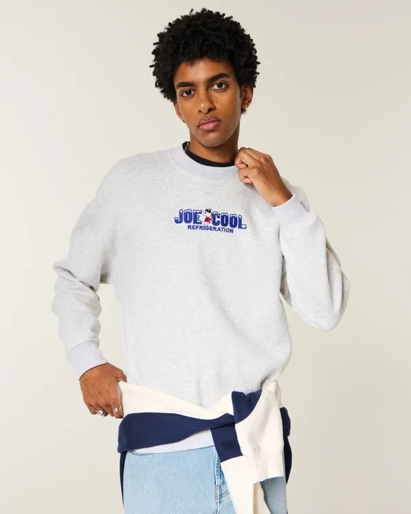 Bluza z nadrukiem Boxy Snoopy Joe Cool Graphic Crew Bluza z nadrukiem Boxy Snoopy Joe Cool Graphic Crew
