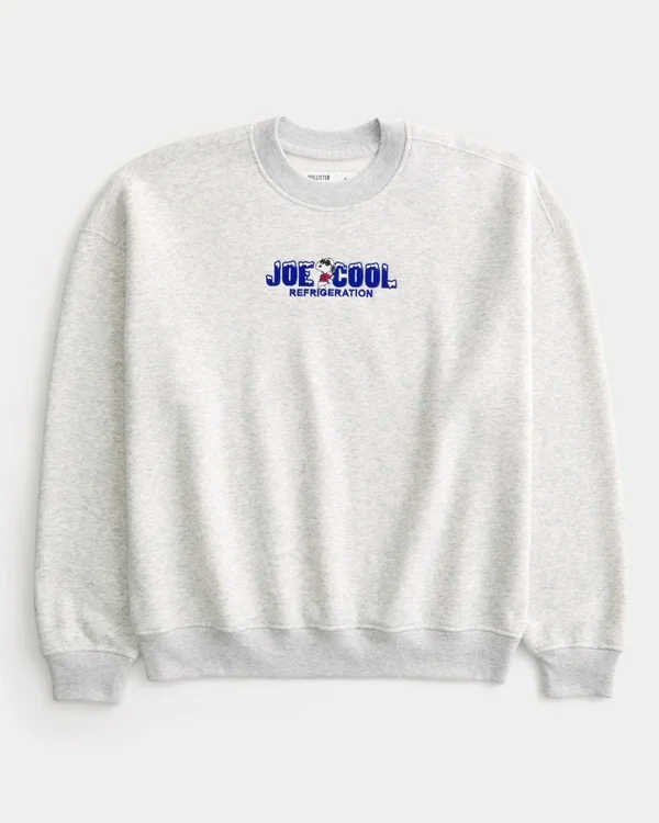 Bluza z nadrukiem Boxy Snoopy Joe Cool Graphic Crew Bluza z nadrukiem Boxy Snoopy Joe Cool Graphic Crew