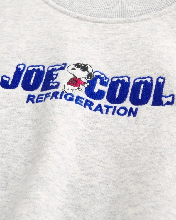 Bluza z nadrukiem Boxy Snoopy Joe Cool Graphic Crew Bluza z nadrukiem Boxy Snoopy Joe Cool Graphic Crew
