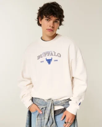 Bluza z nadrukiem Boxy University at Buffalo Bulls