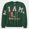 Bluza z nadrukiem Boxy University of Miami Hurricanes