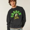 Bluza z nadrukiem Boxy University of Oregon Ducks Bluza z nadrukiem Boxy University of Oregon Ducks