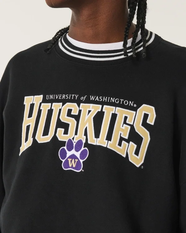 Bluza z nadrukiem Huskies Uniwersytetu Waszyngtońskiego Bluza z nadrukiem Huskies Uniwersytetu Waszyngtońskiego