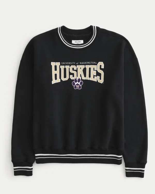 Bluza z nadrukiem Huskies Uniwersytetu Waszyngtońskiego Bluza z nadrukiem Huskies Uniwersytetu Waszyngtońskiego
