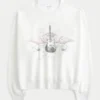 Bluza z nadrukiem i ćwiekami Easy New York Guitar Bluza z nadrukiem i ćwiekami Easy New York Guitar