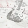 Bluza z nadrukiem i ćwiekami Easy New York Guitar Bluza z nadrukiem i ćwiekami Easy New York Guitar