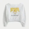 Bluza z nadrukiem Iowa Hawkeyes z odkrytymi ramionami Bluza z nadrukiem Iowa Hawkeyes z odkrytymi ramionami