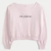 Bluza z nadrukiem Los Angeles z odkrytymi ramionami Bluza z nadrukiem Los Angeles z odkrytymi ramionami