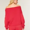 Bluza z nadrukiem University of Georgia z podwójnymi odkrytymi ramionami Bluza z nadrukiem University of Georgia z podwójnymi odkrytymi ramionami