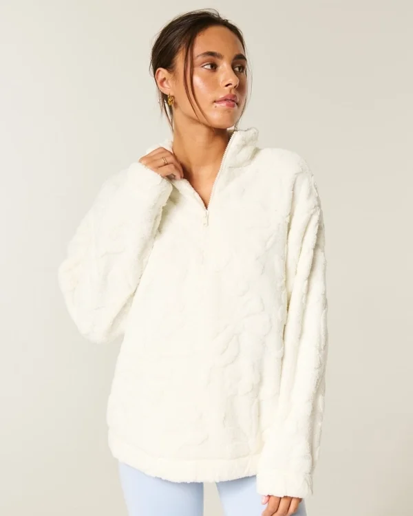 Bluza z zamkiem 1/4 Gilly Hicks Sherpa Bluza z zamkiem 1/4 Gilly Hicks Sherpa