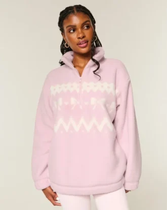 Bluza z zamkiem 1/4 Gilly Hicks Sherpa